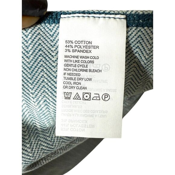 Tommy Bahama Men Blue Quarter Zip Reversible Pullover Sweatshirt Sz L New - Picture 8 of 11